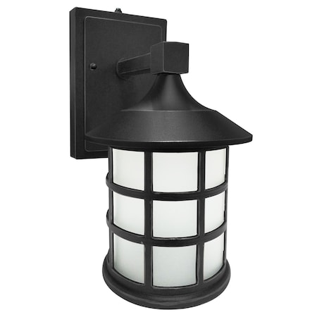 Sunlite LED Mission Style Lantern Outdoor Light Fixture 600 Lumens Photocell Black CCT 30K/40K/50K 88687-SU